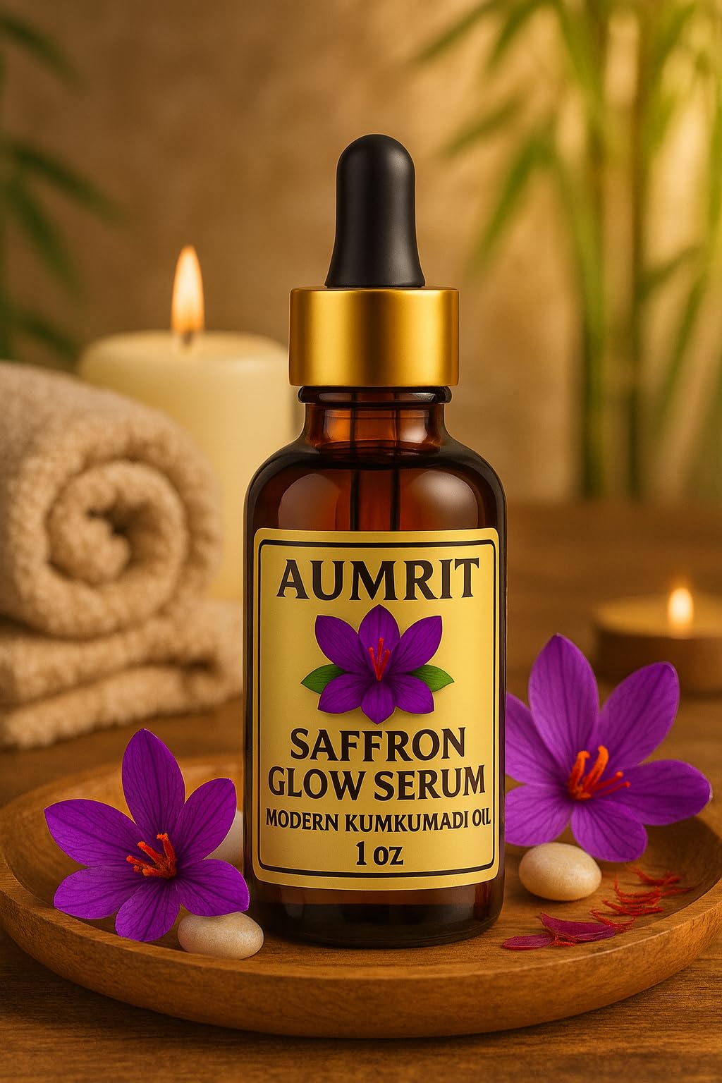 Saffron Glow Serum –  1 oz